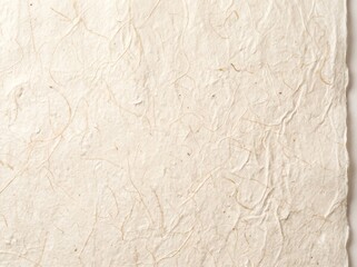 Fototapeta premium Handmade White Fibrous Paper Texture Background