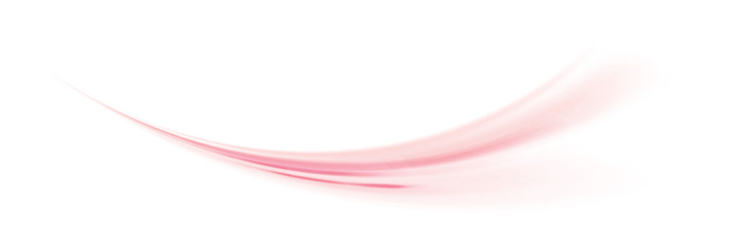 Vibrant pink abstract PNG overlay with smooth flowing curves and soft gradients, perfect for enhancing design projects and adding artistic flair to digital compositions