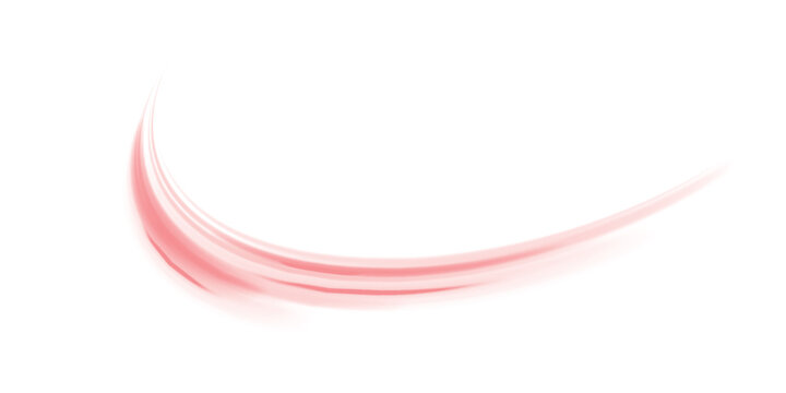 Vibrant pink abstract PNG overlay with smooth flowing curves and soft gradients, perfect for enhancing design projects and adding artistic flair to digital compositions