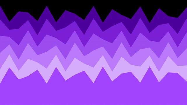 Abstract digital background featuring multiple layers of purple zigzag patterns oscillating horizontally.