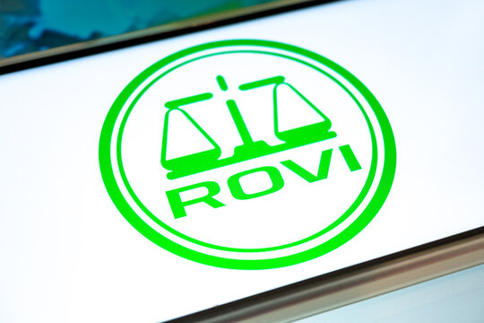 Rovi logo showing scales of justice symbol
