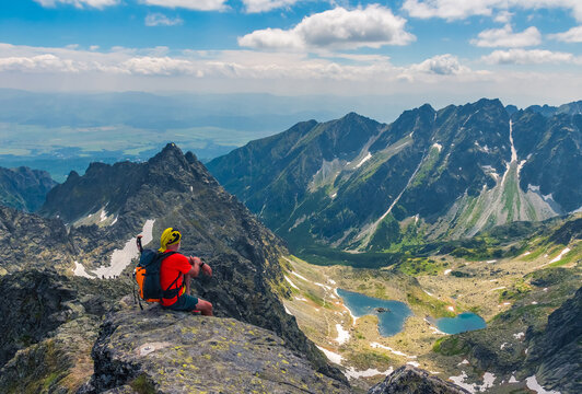 Camino al Kriv&aacute;ň, observando el paraiso de los Tatras. 