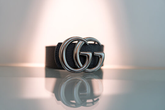 Bangkok, Thailand - July 27, 2026 : A gucci belt