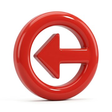 Red arrow symbol