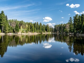 Reservoir on the Szum River in Górecko Kościelne. © Adam