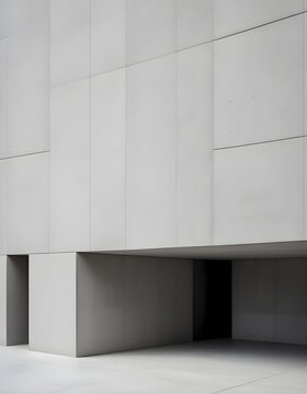 Minimalist Abstract Concrete Texture Background with Architectural Forms