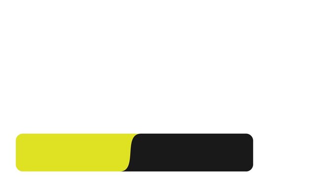 Modern Yellow and Black Lower Third Motion Graphic with Bold Contrast Colors, Titles and Information, Attention-Grabbing Overlay for Video and Broadcast Content