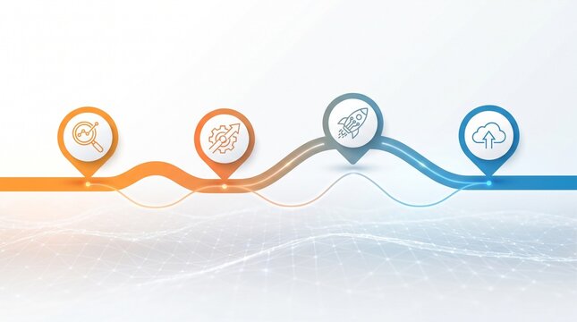 Digital Transformation Journey Map for Enterprise Modernization and Change Management