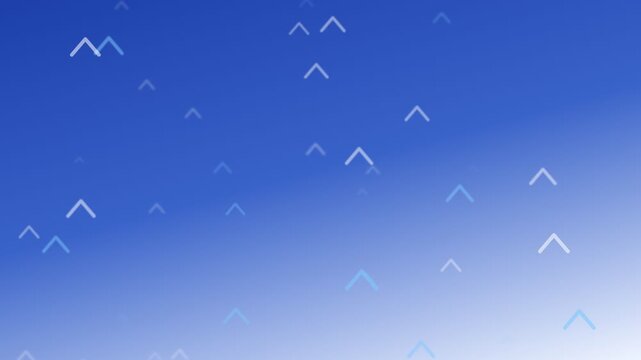 Ascending Chevron Arrows Float Upward Blue White Seamless Loop 4K