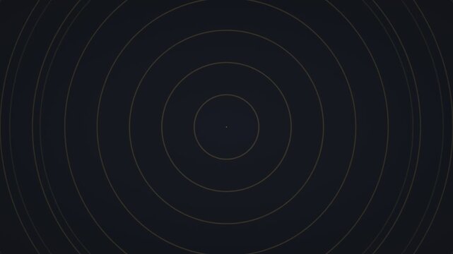 Concentric Ripples Expanding Circles Blue Seamless Loop 4K