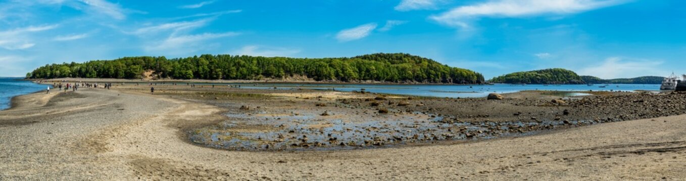 Panoramic view of Bar Island