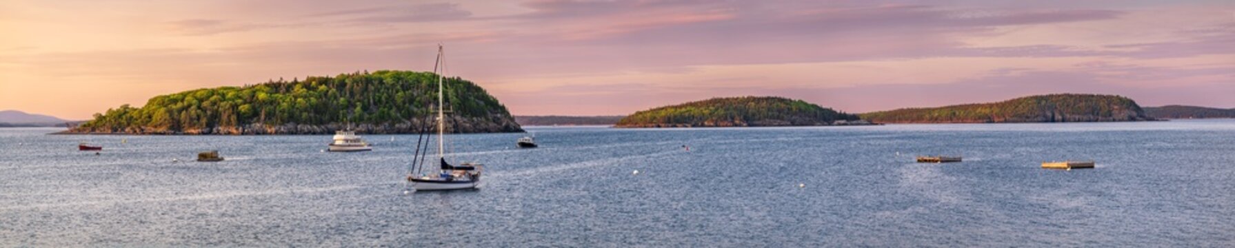 Panoramic view of Bar Island