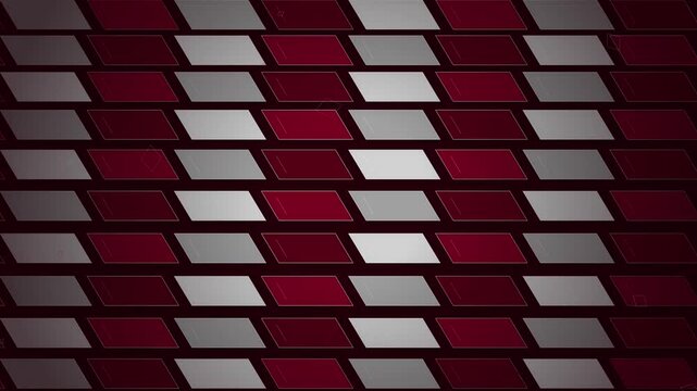 abstract maroon and white horizontal bars pattern background animation