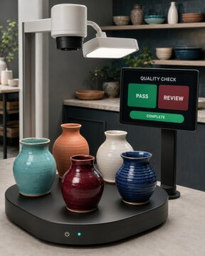 Automated Quality Inspection of Handmade Ceramic Vases