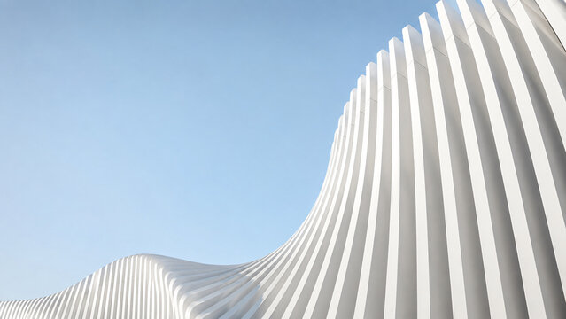 Modern Architectural Wave Design.