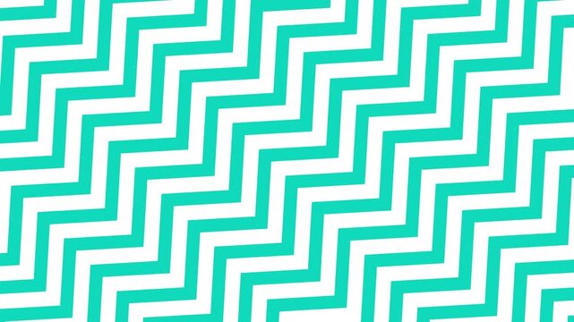 Chevron zigzag pattern White and Cyan background animation with seamless looping. Perfect for presentations, digital displays, social media, VJ visuals, LED screens and motion graphic projects.