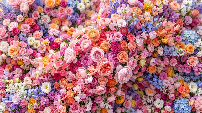 Abstract floral background bloom