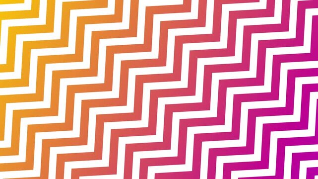 Chevron zigzag pattern Orange and Pink background animation with seamless looping. Perfect for presentations, digital displays, social media, VJ visuals, LED screens and motion graphic projects.