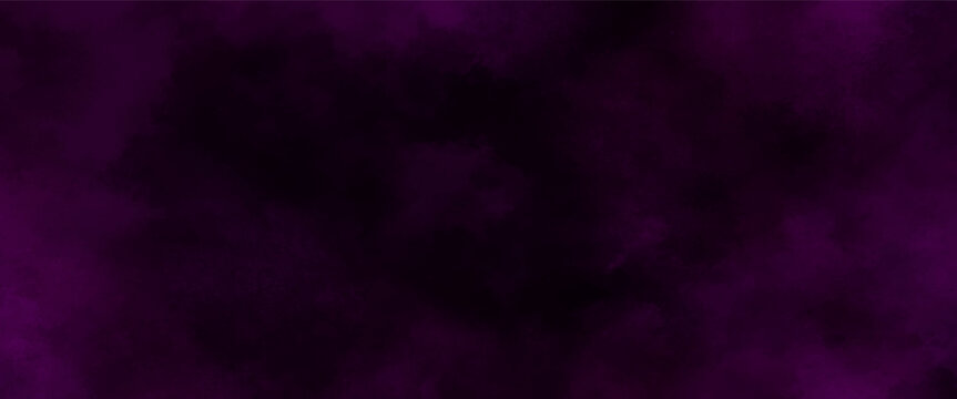 purple grunge abstract black background .color paint splash shape art design. Memphis pattern, geometric modern trendy texture bright background. stract Atmospheric Colored Smoke, Close-up. Isolated