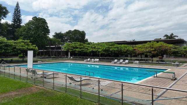 swimming pool in the resort