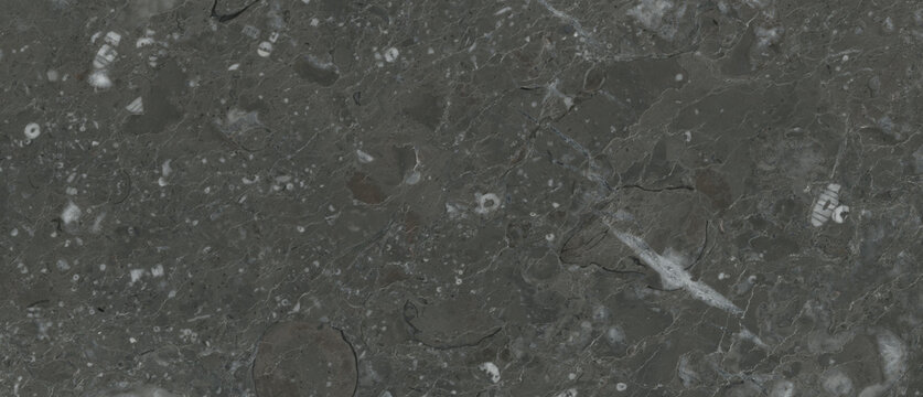 Panorama of Dark grey black slate background or texture. Black granite slabs background
