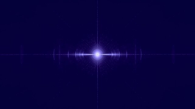 luminous blue starburst core with radiating light rays, cosmic background texture, digital space