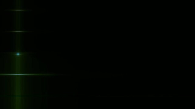 green star burst shines brightly against dark void background, cosmic symbol of hope and inspiration