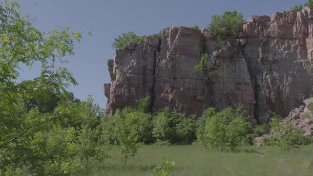 Blue Mounds State Park prairie and bison landscape