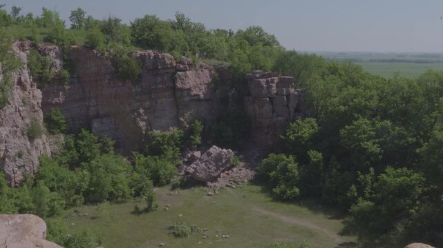 Blue Mounds State Park prairie and bison landscape