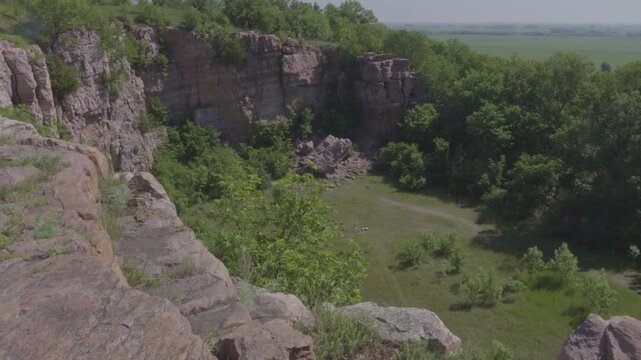 Blue Mounds State Park prairie and bison landscape