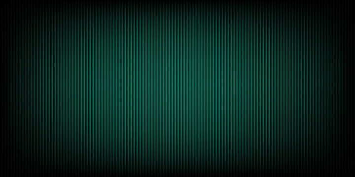 Abstract dark green background with vertical lines and gradient lighting effect