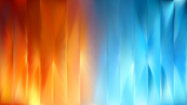 Ice fire bg. Red and blue ribbed glass background.