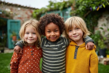Fototapeta premium Unity in diversity: celebrating friendship in the great outdoors