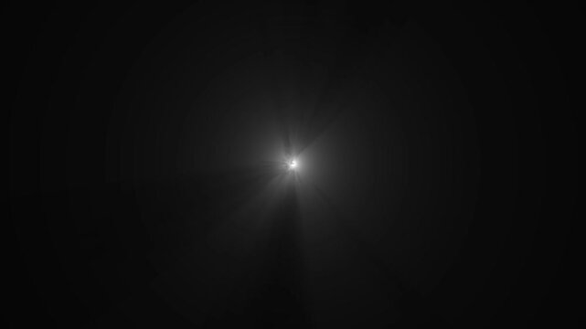 Animation white cc light rays Glitter, shiny, bright, flare footage Isolated white light rays, Shine or sun effect on cc light ray effect on black screen cc light 4K vidieo.