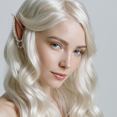 Fototapeta premium Elegant Portrait of a Mystical Character
