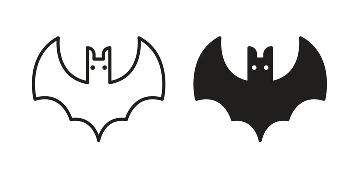 Bat icon vector logos series. EPS10