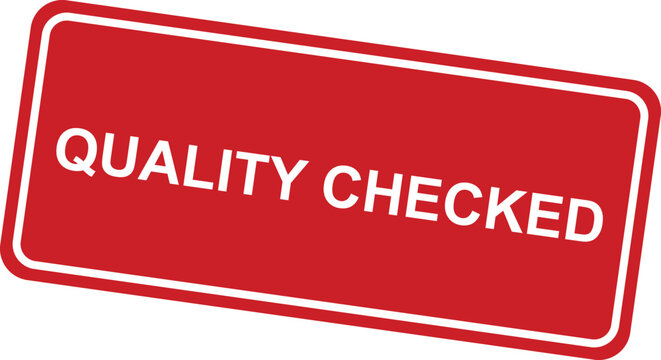 Quality checked rubber stamp seal for professional business document approval