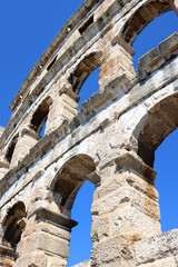 Fototapeta premium Arena Pula is an ancient Roman amphitheatre in Pula, Croatia.