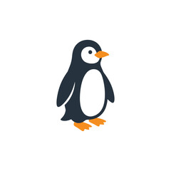 Fototapeta premium Minimalist Penguin Vector Illustration