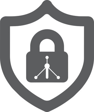 Shielded Biometric Lock and Guard Crest Emblem