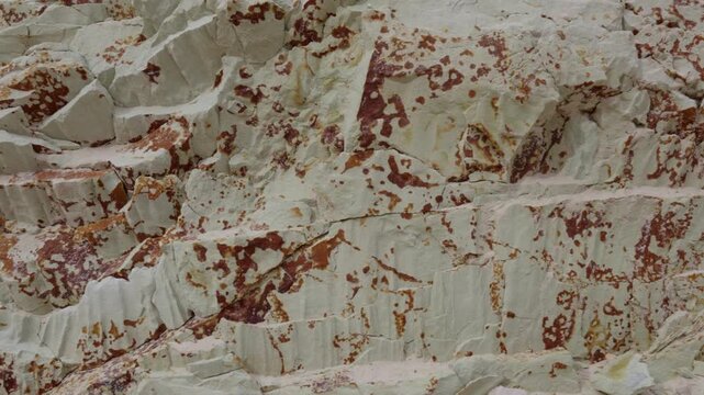 Overlook of dramatic formations at Badlands National Park