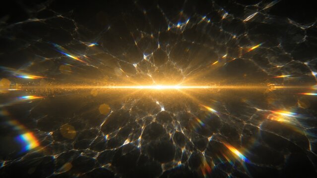 Master Capstone Optical Flare Combining Anamorphic Glare & Crystal Caustics