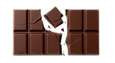 Fototapeta premium Rich chocolate bars with a decorative design