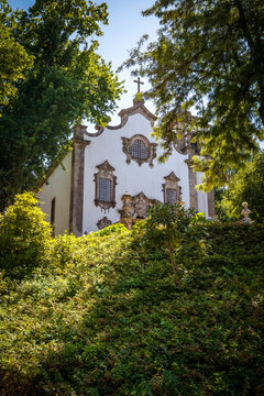 Church of the Third Order of Saint Francis in Viseu, Portugal, in Aquilino Ribeiro Park.