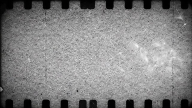 Vintage black and white film strip frame texture