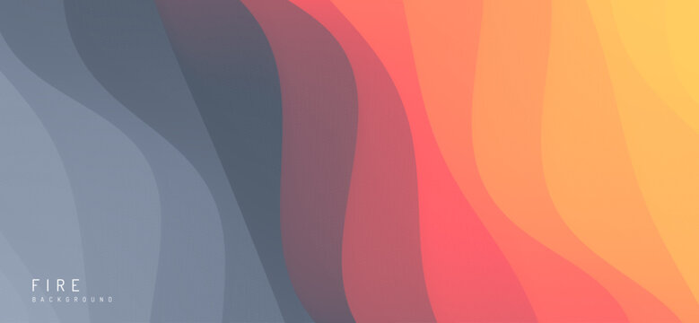 Abstract wavy background. Smooth gradients merge. Modern design. Folded texture. Vector illustration for a brochure, poster, presentation, cover, screen, flyer, or banner.
