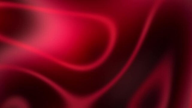Seamless red background looping with smooth organic shapes