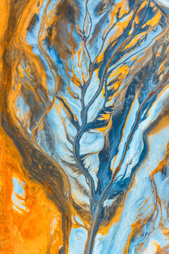 Vibrant abstract nature texture landscape wallpaper background