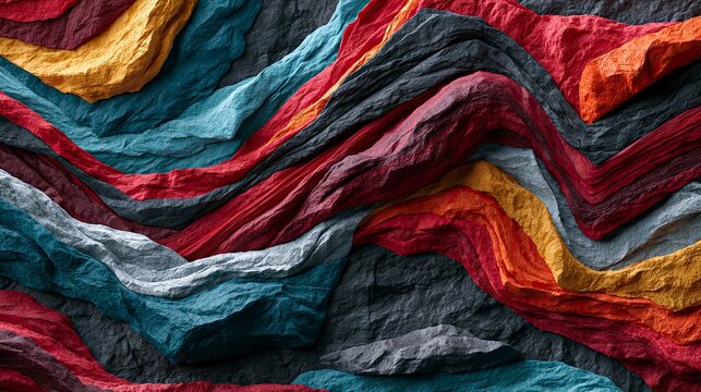 Colorful Fabric Textures with Vibrant Pattern Details for Creative Design.