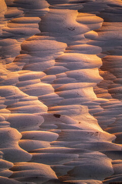 Sunlit Pumice Stone Landscape volcanic rock texture pattern